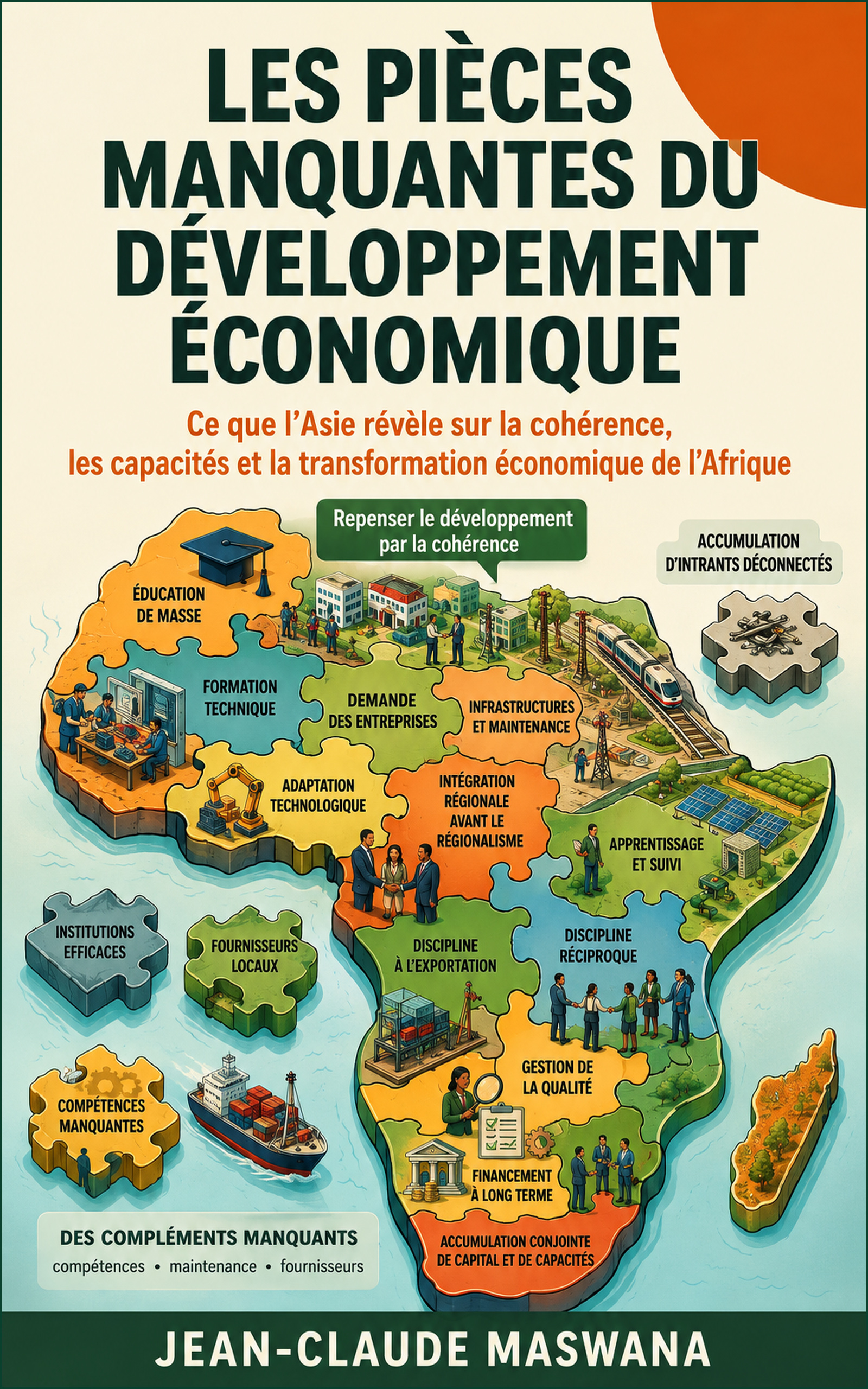 Couverture française des Pièces manquantes du développement économique